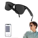 2BB Smart Translation Glasses for Men with Chat GPT, AI Sunglasses with VideoCall Translation Compatible for Android iOS, Bluetooth Calls, 50 Hour Battery Life, UV Protection, Voice Control