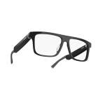 Carrera Smart Glasses with Alexa (newest model), Smart audio glasses, Sprinter black frames with blue light filtering lenses, Square