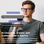 padom Smart AI Translation Glasses, Support 160+ Languages Real-Time Translation/Live Recording, AI Voice & Video Call, Auto-On/Off Translator Glasses, Noise Reduction, AI Glasses for Women(Pink)