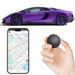 No Subscription/No Monthly Fee GPS Tracker for Vehicles Mini Hidden Car GPS Tracker with Magnetic Case, Compatible with Android and iOS Full Coverage Accurately Locate Vehicles, Elderly