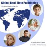 No Subscription/No Monthly Fee GPS Tracker for Vehicles Mini Hidden Car GPS Tracker with Magnetic Case, Compatible with Android and iOS Full Coverage Accurately Locate Vehicles, Elderly