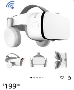 VR Headset, Virtual Reality Glasses for Adults Kids Play 3D Movies Video Games