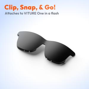 VITURE XR Glasses Lens Shade, Block Out All Ambient Light, Easy to Attach