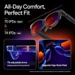 VITURE Luma Pro XR Glasses — 152” 1200p Ultra Sharp Display, 1000 Nits, 52° FOV, Dimming Adjustments, for iPhone 16/15, Android, Mac, PC, Steam Deck, First-Ever XR Experience for Switch 2 - Regular