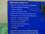 CVS Health Series 800 Upper Arm Blood Pressure Monitor Bluetooth Softfit Cuff