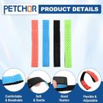 PETCHOR 4PCS Replacement Heart Rate Monitor Band, Soft Adjustable Armband Straps Compatible with OTF, Orange Theory Fitness, OTF Beat Heart Rate Sensor