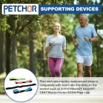 PETCHOR 4PCS Replacement Heart Rate Monitor Band, Soft Adjustable Armband Straps Compatible with OTF, Orange Theory Fitness, OTF Beat Heart Rate Sensor