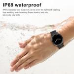 Smart Watches for Men Women(Answer/Make Calls), 1.43" AMOLED HD with 100+ Sport Modes, Heart Rate/Sleep Monitor/Steps/Calories/IP68 Waterproof Fitness Tracker, smartwatch for Android iOS,Black