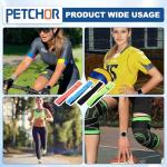 PETCHOR 4PCS Replacement Heart Rate Monitor Band, Soft Adjustable Armband Straps Compatible with OTF, Orange Theory Fitness, OTF Beat Heart Rate Sensor