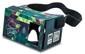 Google Cardboard POP! Cardboard + Free Head Strap and Cushion. for Android and iPhone. Fits Every Phone. Including Lenses. 3D Glasses VR Glasses Virtual Reality Viewer VR Goggles.