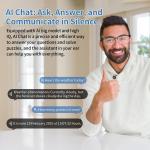 AI Translator Smart Glasses for Men Women, Bluetooth Audio Sunglasses with Photo