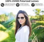 AI Translator Smart Glasses for Men Women, Bluetooth Audio Sunglasses with Photo