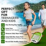 PINGKO Outdoor Multi-Function Portable Sport Pedometer Step/Distance/Calories Counter - Green