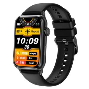Health Fitness Tracker Smart Watch with 24/7 Heart Rate Blood Oxygen Blood Pressure Monitor Sleep Tracker 128 Exercise Modes Step Calorie Counter Pedometer IP68 Waterproof for Women Men Android iOS