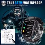 Waterproof Smart Watch for Men - iPhone & Android