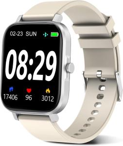 Waterproof Smart Watch for Fitness and Heart Rate