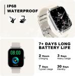 Waterproof Smart Watch for Fitness and Heart Rate