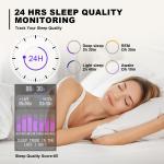 Waterproof Smart Watch for Fitness and Heart Rate