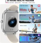 Waterproof Smart Watch for Fitness and Heart Rate
