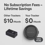 Magnetic GPS Tracker for Vehicles - No Subscription Needed