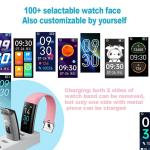 BrilliantHouse S5 Pink Fitness Tracker with Health Monitor