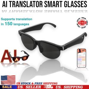 Bluetooth Smart Glasses with AI Translator - 150 Languages