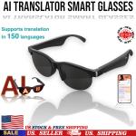 Bluetooth Smart Glasses with AI Translator - 150 Languages