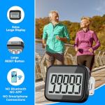 3D Pedometer Step Counter with Clip and Lanyard