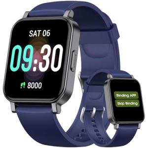 Senior-Friendly Waterproof Fitness Tracker Watch
