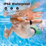 Senior-Friendly Waterproof Fitness Tracker Watch