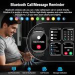 Men's Fitness Smart Watch: Call, Track, Waterproof