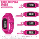 Silicone Fitness Tracker Watch - 3 Pack