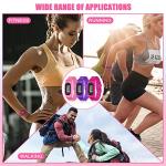 Silicone Fitness Tracker Watch - 3 Pack