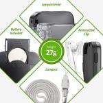 3D Step Counter Pedometer with Removable Clip