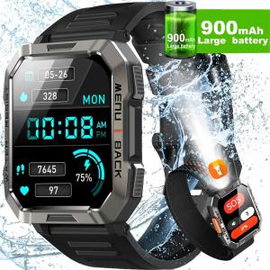 Rugged Military Smart Watch for Men