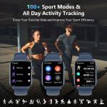 Smart Watch Fitness Tracker for Heart Rate & Blood Pressure