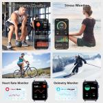 Smart Watch Fitness Tracker for Heart Rate & Blood Pressure