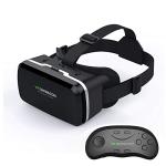 VR Headset with Remote for Games and Movies