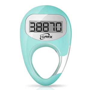 iGANK 3D Pedometer Step Counter - Turquoise