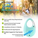 iGANK 3D Pedometer Step Counter - Turquoise