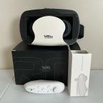 VRG Virtual Reality 3D Glasses Portable w/Controller White