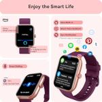 Smart Watch for Women Men, Smartwatch for iPhone & Android Bluetooth (Answer/Call) Built-in Alexa, 1.91" HD Fitness Tracker with 105+ Sport Modes, IP68 Waterproof, Sleep/Heart Rate/SpO2/Stress Monitor