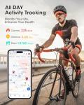 Health Fitness Tracker for Men Women: Activity Trackers with 24H Heart Rate Monitor Blood Oxygen Sleep Tracker Calorie Step Counter 5ATM Waterproof Fitness Smart Watches Compatible with iPhone Android