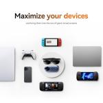 Rokid AR Joy Pack 2 AR Glasses, Smart Glasses Max2 Black with Station, 360" Micro-OLED Display, Google Play, Media Streaming, HDCP Support, iOS&Android, Windows Compatible