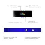 Frontier X2 Smart Heart Rate Monitor Chest Strap, Wireless Heart Health Monitor with Strain, Breathing Rate, and Fitness Tracking with Continuous Heart Rate Monitoring