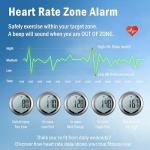 EZON Heart Rate Monitor and Chest Strap, Exercise Heart Rate Monitor, Sports Watch with HRM, Waterproof, Stopwatch, Hourly Chime T007