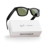 Ray-Ban Meta Wayfarer Smart Sunglasses in Black/Green