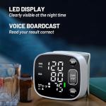 Rechargeable Digital Blood Pressure Monitor with LED Display