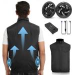 Foiueyga Men's Electric Cooling Vest with Fans