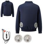 Air-Conditioned Casual Work Jacket - Navy Blue
